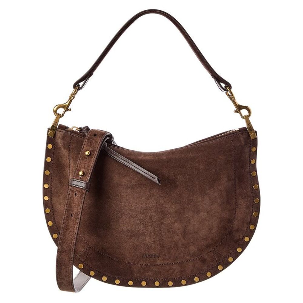 Isabel Marant Oskan Suede Shoulder Bag, Brown